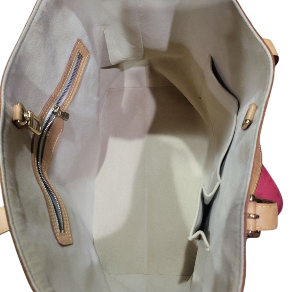 LOUIS VUITTON Damier Azur Hampstead MM Shoulder Hand Bag..w/COA !!!! - Picture 9 of 16